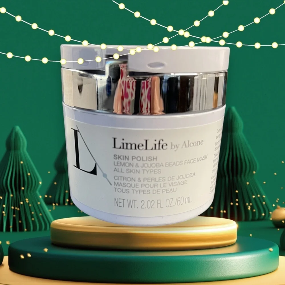 LimeLife by Alcone Skin Polish – Lemon & Jojoba Beads Face Mask (2.02 oz)
